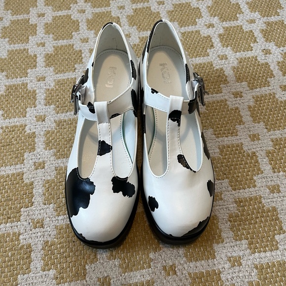Dolls Kill Cow Print Mary Janes - Picture 6 of 9